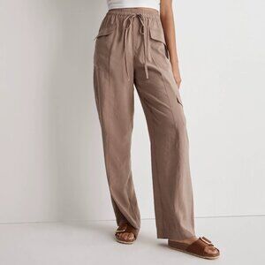 NWT Madewell Straight Cargo Pants in Softdrape